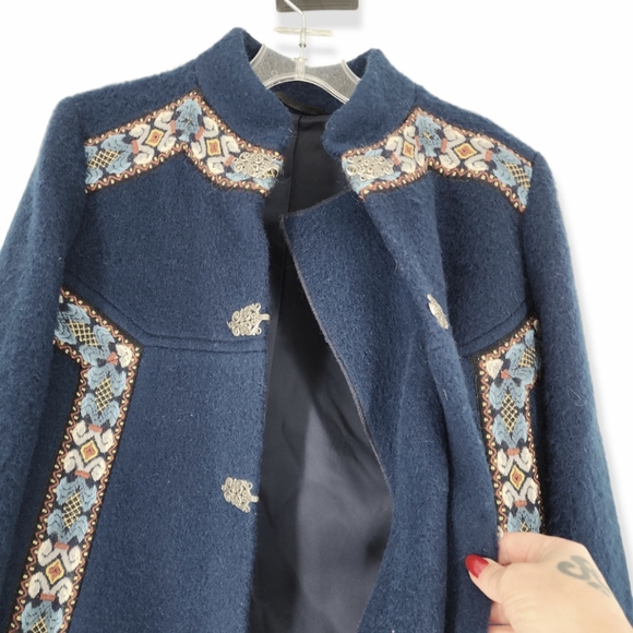 Vintagr A.S. Evebofoss Nortic Wool Felt Jacket Cardigan - Picture 5 of 10